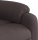 vidaXL Fotel rozkładany, ciemnobrązowy, obity tkaniną 8