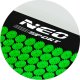 Neo-Sport NeoSport Mata do akupresury z kolcami  NS-901 czarno-zielona 4