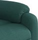 vidaXL Rozkładany fotel masujący, ciemnozielony, obity tkaniną 9