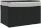 Kosz na pranie vidaXL Kosz na pranie, z pokrywą, czarny, 55,5x35x34 cm, polirattan 2