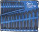 Geko Klucze płasko-oczkowe CRV-czarne 6-32mm 25el. (4) 1