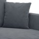 vidaXL vidaXL Sofa 2-osobowa, ciemnoszary, 120 cm, tapicerowana aksamitem 6