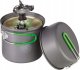 Optimus Optimus Crux Weekend cooking system, gas cooker (black/grey, with Weekend cooking set) 2