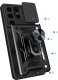 Hurtel Etui Hybrid Armor Camshield do Samsung Galaxy S24 Ultra pancerne z osłoną na aparat - czarne 1