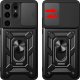 Hurtel Etui Hybrid Armor Camshield do Samsung Galaxy S24 Ultra pancerne z osłoną na aparat - czarne 2