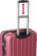 Tectake Zestaw walizek Cleo 4-częściowy z wagą bagażową - bordowy 3