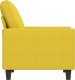 vidaXL vidaXL Fotel, jasnożółty, 60 cm, obity tkaniną 4