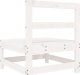 vidaXL Ogrodowe siedziska środkowe, białe, 2 szt., lita sosna 6