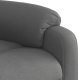 vidaXL Rozkładany fotel masujący, ciemnoszary, obity tkaniną 9