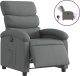 vidaXL Elektryczny fotel rozkładany, ciemnoszary, obity tkaniną 2