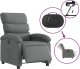 vidaXL Elektryczny fotel rozkładany, ciemnoszary, obity tkaniną 5