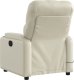 vidaXL Rozkładany fotel masujący, elektryczny, kremowy, sztuczna skóra 5