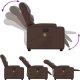 vidaXL Rozkładany fotel masujący, elektryczny, brązowy, sztuczna skóra 6