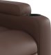 vidaXL Rozkładany fotel masujący, elektryczny, brązowy, sztuczna skóra 10