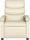 vidaXL vidaXL Elektryczny fotel rozkładany, kremowy, obity sztuczną skórą 9