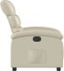 vidaXL vidaXL Elektryczny fotel rozkładany, kremowy, obity sztuczną skórą 10