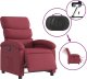 vidaXL vidaXL Elektryczny fotel rozkładany, winna czerwień, obity tkaniną 6
