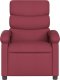 vidaXL vidaXL Elektryczny fotel rozkładany, winna czerwień, obity tkaniną 9
