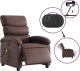vidaXL Rozkładany fotel masujący, elektryczny, brązowy, sztuczna skóra 6