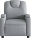 vidaXL Rozkładany fotel masujący, elektryczny, jasnoszary, tkanina 9