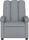 vidaXL Rozkładany fotel masujący, elektryczny, jasnoszary, tkanina 9