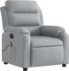 Triton Rozkładany fotel masujący, elektryczny, jasnoszary, tkanina 4