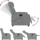 Triton Rozkładany fotel masujący, elektryczny, jasnoszary, tkanina 7