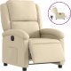 vidaXL vidaXL Elektryczny fotel rozkładany, kremowy, obity tkaniną 2