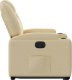 vidaXL vidaXL Podnoszony fotel masujący, elektryczny, rozkładany, kremowy 10