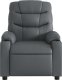vidaXL vidaXL Rozkładany fotel masujący, elektryczny, szary, sztuczna skóra 8