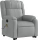 vidaXL vidaXL Podnoszony fotel masujący, elektryczny, rozkładany, jasnoszary 4