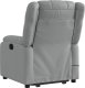 vidaXL vidaXL Podnoszony fotel masujący, elektryczny, rozkładany, jasnoszary 5
