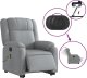 vidaXL vidaXL Podnoszony fotel masujący, elektryczny, rozkładany, jasnoszary 6