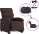 vidaXL vidaXL Podnoszony fotel masujący, elektryczny, rozkładany, ciemny brąz 4