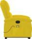 vidaXL vidaXL Podnoszony fotel masujący, elektryczny rozkładany, żółty 10