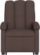 vidaXL vidaXL Podnoszony fotel masujący, rozkładany, ciemnobrązowy, tkanina 8