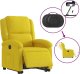 vidaXL vidaXL Elektryczny, podnoszony fotel rozkładany, żółty, aksamit 6