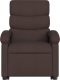 vidaXL vidaXL Podnoszony fotel masujący, rozkładany, ciemnobrązowy, tkanina 8