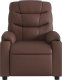 vidaXL Rozkładany fotel masujący, brązowy, obity sztuczną skórą 7