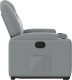 vidaXL Podnoszony fotel rozkładany, jasnoszary, obity tkaniną 10