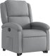 Triton Podnoszony fotel rozkładany, jasnoszary, obity tkaniną 4