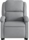 Triton Podnoszony fotel rozkładany, jasnoszary, obity tkaniną 9