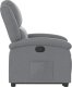 Triton Podnoszony fotel rozkładany, jasnoszary, obity tkaniną 10