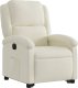 vidaXL vidaXL Elektryczny, podnoszony fotel rozkładany, kremowy, aksamit 3
