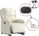 vidaXL vidaXL Elektryczny, podnoszony fotel rozkładany, kremowy, aksamit 5