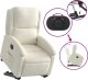 vidaXL vidaXL Elektryczny, podnoszony fotel rozkładany, kremowy, aksamit 10