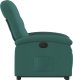 vidaXL vidaXL Podnoszony fotel masujący, elektryczny, rozkładany, zielony 9