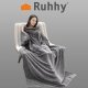 Ruhhy Bluza- kocoszlafrok jasnoszary Ruhhy 22649 23