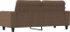 vidaXL vidaXL Sofa 2-osobowa, brązowa, 140 cm, tapicerowana tkaniną 5