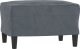 vidaXL 3-osobowa sofa z podnóżkiem, ciemnoszary, 180 cm, aksamit 5